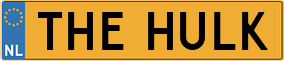 Truck License Plate